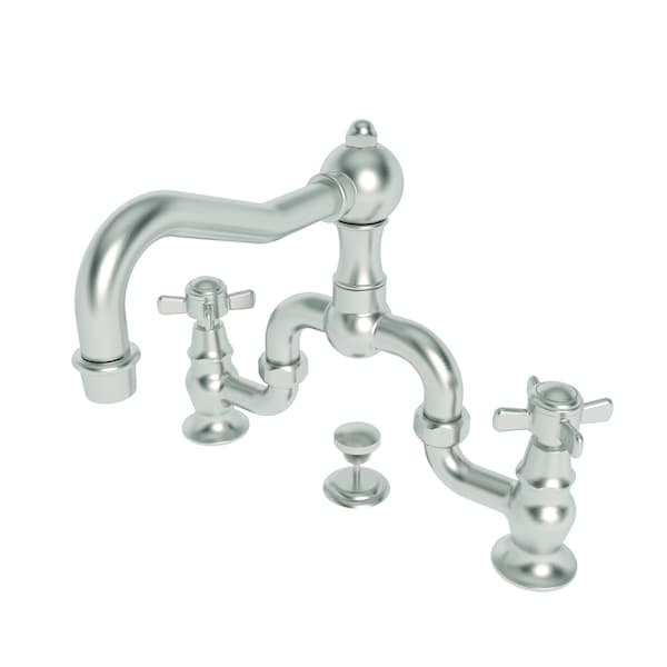 Newport Brass Lavatory Bridge Faucet in Stainless Steel (Pvd) 1000B-20 - main